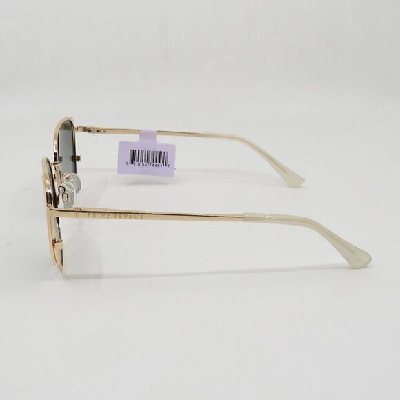 Prive Revaux Sunny Isles New Polarized Gold/Green Gradient Cat Eye Sunglasses - Picture 5 of 8